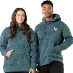 Bauer Logo Repeat Hoodie - Senior - Blue