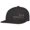 CCM Camo Flatbrim Snapback Cap - Black