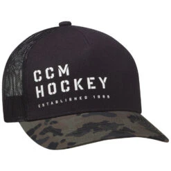 CCM Camo Meshback Trucker Cap - Black