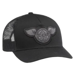 CCM Monochrome Meshback Trucker Cap - Black -Hockey Discount Store ccm ccm monochrome meshback trucker cap black 1