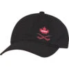 CCM Plaid Leaf Slouch Adjustable Cap - Black