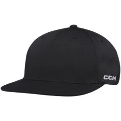 CCM Team Flatbrim Snapback Cap - Black