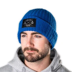 Bauer East Coast Lifestyle Rib Patch Beanie - Blue