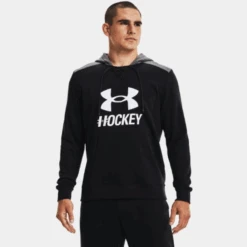 Under Armour Hockey Icon Hoody - Adult - Black -Hockey Discount Store under armour hockey icon hoody adult black 2