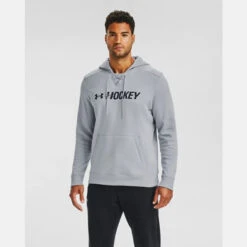 Under Armour Hockey Icon Hoody - Adult - Gray