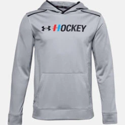 Under Armour S20 Hockey Graphic Hoody - Youth - Mod Gray