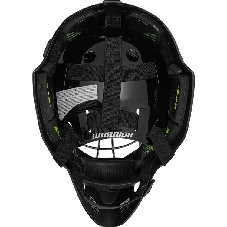 Warrior R/F2 E Certified Goal Helmet - Junior - Black 4 Warrior R/F2 E Certified Goal Helmet - Junior - Black - Image 4