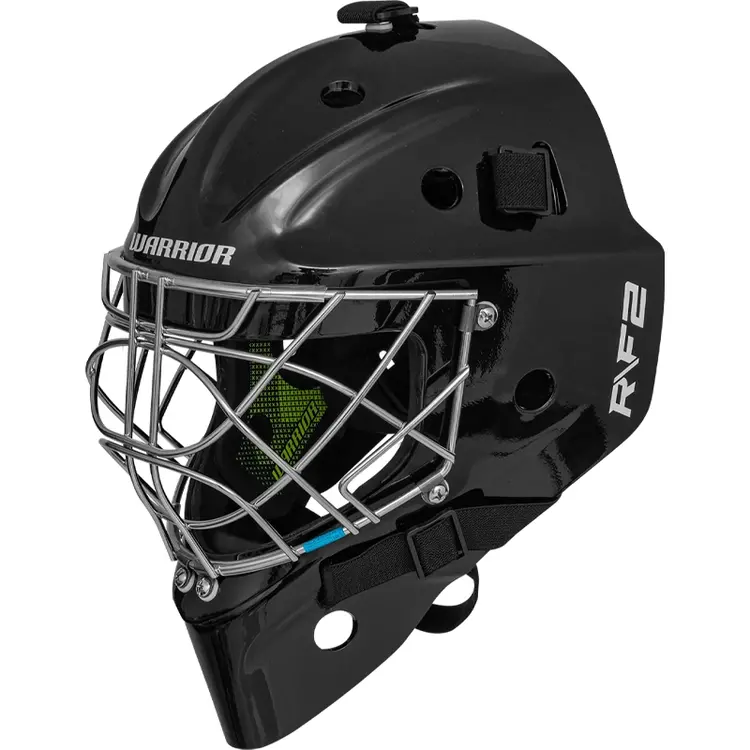 Warrior R/F2 E Certified Goal Helmet - Junior - Black 1 Warrior R/F2 E Certified Goal Helmet - Junior - Black